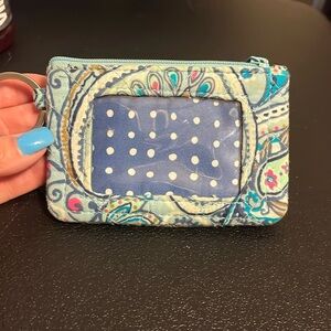 Vera Bradley key fob wallet. Used